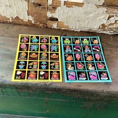 Lot of 11 Vintage Teacher Reward Calendar Sticker Sheets Missing Nov. Cute!