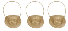 3 PC Oval Bamboo Baskets 4″ 5″ 6″ 7″ 8″ 10″ 12″ 14″ 16″ 18″ for Wedding