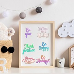 9 Pcs Inspirational Words Metal Cutting Dies for Card Making Scrapbooking DIY