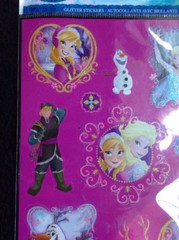 Disney Frozen Glitter Stickers From Hallmark 2 Sheets 22 Stickers