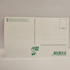 Introduct IJsselstein Stickers Flowers Blumen Aufkleber Postcard 90s Fun Vtg