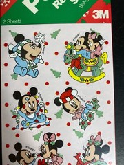 Disney Baby Mickey Minnie Mouse Removable Stickers Post It Reusable 3M new