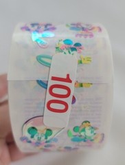 Vintage NOS Sandylion Pearl «Minnie At Play» Stickers Roll Of 100 Sheets Mods