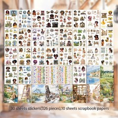 40 Sheets Black Girl Sticker Book for Planners, Prayer Board,Calendars, Journ…