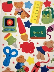 Rare Sandylion School Bears Stickers (Vintage, HTF Collectible) Art Sports Books