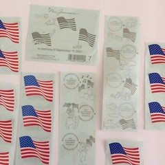 Vintage Mrs. Grossman’s Stickers By The Yard – USA American Flag September 11