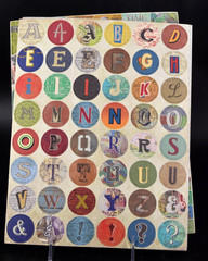 Chipboard Stickers 24 Sheets Alphabet, Border, Tags, Shape 6 Pcs Missing of 100s