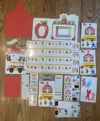 School Time Teacher Scrapbooking Lot Items