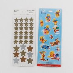 Lot of 5 Assorted Themes Stickers for Crafts, Scrapbooking, etc. New