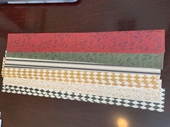 Creative Memories Scrapbook 12 Great Lengths Holly Days Strips of Printed Paper