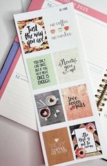 Never Give up,Motivational,INSPIRATIONAL:Handmake Erin Condren Planner Sticker