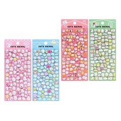 3D Puffier Sticker Sheets Adorable Small Sticker for Kid and Adult Tiny Sticker