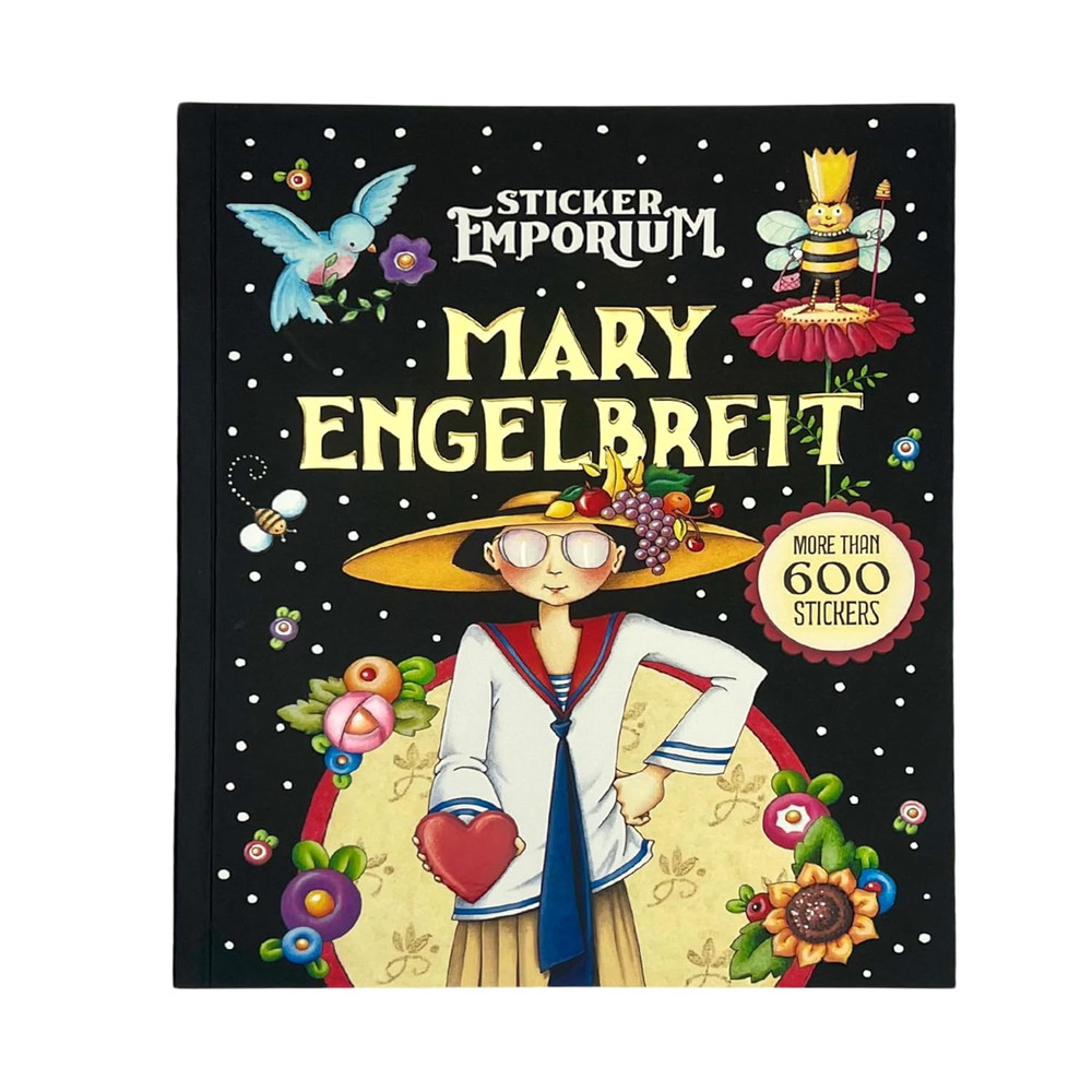 Mary Engelbreit Sticker Book 500+ Vintage Stickers Journaling Crafts 100 Pages