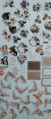 60pc Lot NEW Translucent PET Stickers Fashion Journaling Aesthetic Witch Floral
