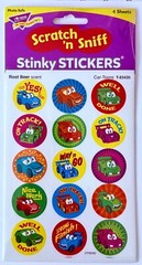 TREND Scratch N Sniff Sticker Collection CHOCOLATE Scented & Root Beer Race Cars