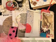 OOAK Junk journal + 1 Signature + Ephemera Box W Lace, Beads Handmade Pieces