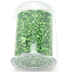 45 Gram Glass Crushed Chips Powder Irregular Shape Nail Art Tips + Storag Box