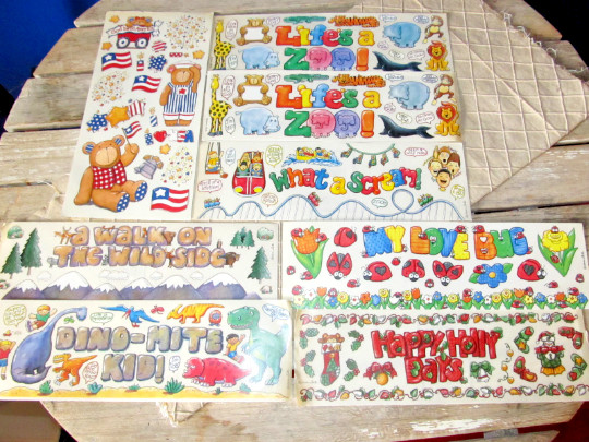 Karen Foster Sticker Parade Stickers -Love Bug-Life’s A Zoo-What A Scream- More