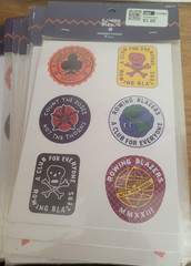 Rowing Blazers Stickers Set Graphic Sheet Target Exclusive 8 Packs NEW