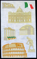 Mrs Grossman 4×6″ Laser Cut ‘Destinations’ Sticker Sheets *Your Choice*