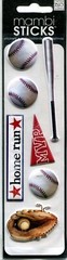 Lot of 6 Baseball scrapbook stickers – Sticko, K&Company, Recollections