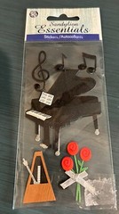 Music Theme Scrapbook Stickers Lot Of 3 Pkgs Sticko , Sandylion , Mark Richards