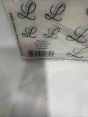 Bellisimo Personalized Monogram Stickers “L” Showers Wedding Marriage Party