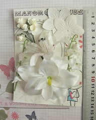 IVORY Mix – 11 Flowers 5 Styles PAPER & SILK 20-80mm Manor House HH5
