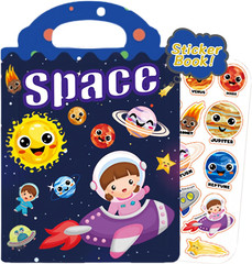 Sticker Book for Toddlers 2-4 Years, Stickers for Kids, Reusable Sticker Books f