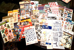 STICKERS, STICKERS, 36 new packages of stickers. – Good deal.