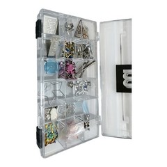 Making Memories Embellishment Lot Brad Bars Fasteners Charms Rhinestones
