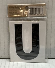 Recollections 3in Removable Monogram Stickers ~ Letter U