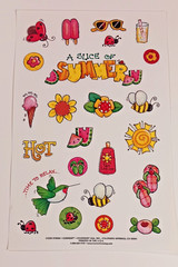 Summer Fun Stickers 3 pc set CURRENT USA ONC