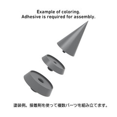 HiQparts NR Spikes M Normal 3-Pack for Plastic Models SPK-M-N
