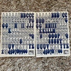 Creative Memories Making Memories Scrapbooking ABC/123 Sticker PC Letters Used