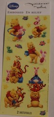 New Stickeroni scrapbook stickers Disney Winnie the Pooh Eeyore Piglet Tigger