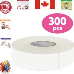 Self-Adhesive Food Labels – 300 Pack Water and Tear Resistant Kitchen Solution