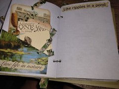 Pond Life Junk Journal Scrapbook USA Seller