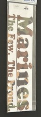 Scrapbook 101 Photogenix MARINES THE FEW THE PROUD Laser Cut 10 3/4” Title