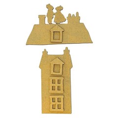 Stamperia Crafty Shapes – Family, KLSM76