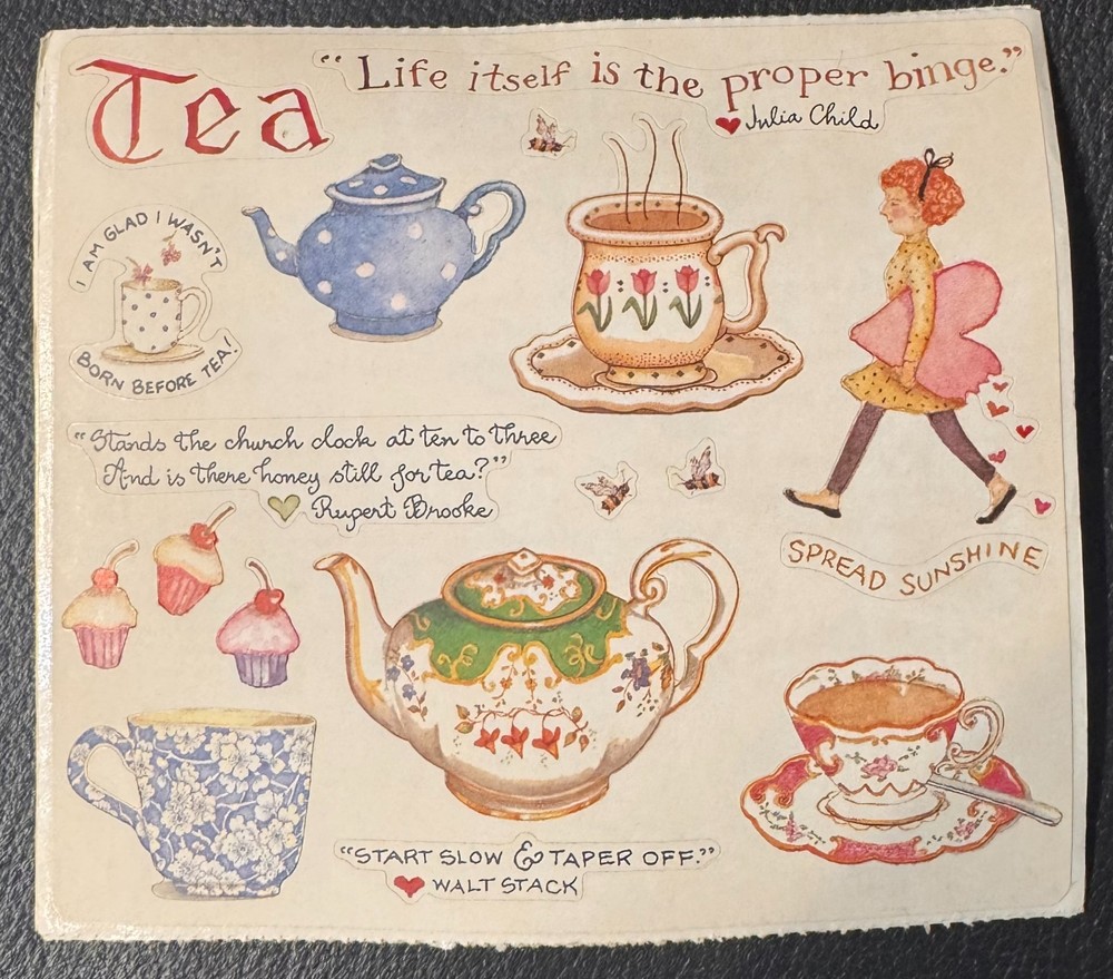 Vintage Susan Branch Scrapbooking Stickers (4.5″x5″ Sheets)