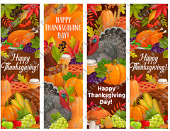 Thanksgiving Bookmarks Collage Sheet Supplies Scrapbook Junk Journal Card Making