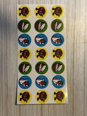 Scratch & Sniff Stickers Vintage 90s Rare HTF Coconut