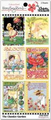 Mary Engelbreit Stickers 2 Sheets Whimsical Garden of Girls Bloom Queen Rose