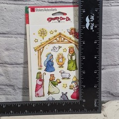 American Greetings Stickety-Doo-Da Christmas Nativity Scrapbooking Stickers Lot