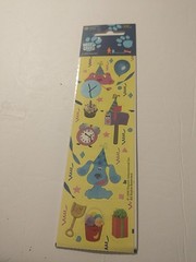 Vtg Sandylion Blue’s Clues Birthday Party Stickers + Original Toys «R» Us Tag