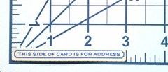 Address Sticker Die Cut Vintage Postcard Mail Decal Scrapbook Supply
