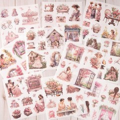 Garden Journaling Stickers – 50 Sheets Washi for Scrapbooking Crafts