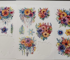 Paper Rose Scrapbooking LOT 12 x 12 Paper & Die Cuts