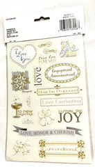 ScrapBook Stickers- KEEPSAKE ESSENTIALS- Wedding